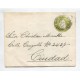 ARGENTINA ENTERO POSTAL GJ SZC-14B-13-C SOBRE CARTA CIRCULADO U$ 30